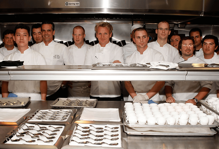 Staff at Restaurant Gordon Ramsay
