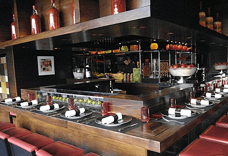 L’Atelier de Joel Robuchon restaurant interior