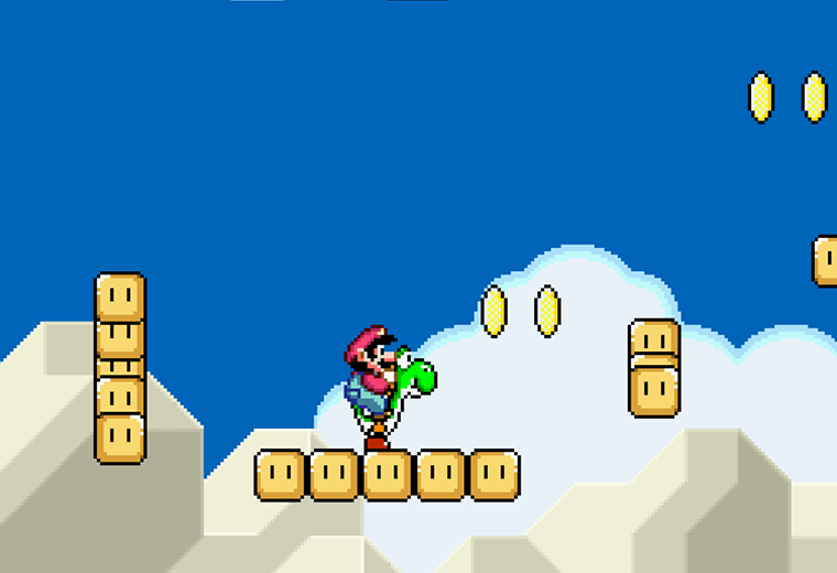 Video still from Super Mario World