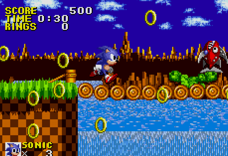 Video still from Sonic the Hedgehog