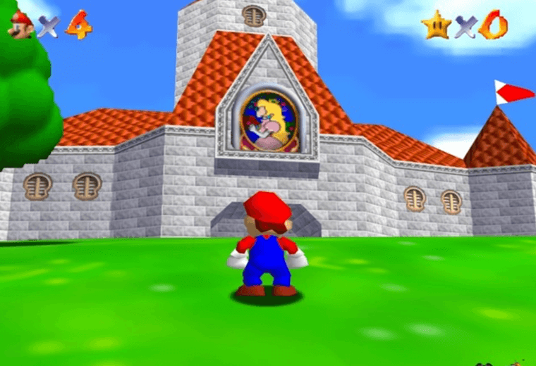 Video still from Super Mario 64