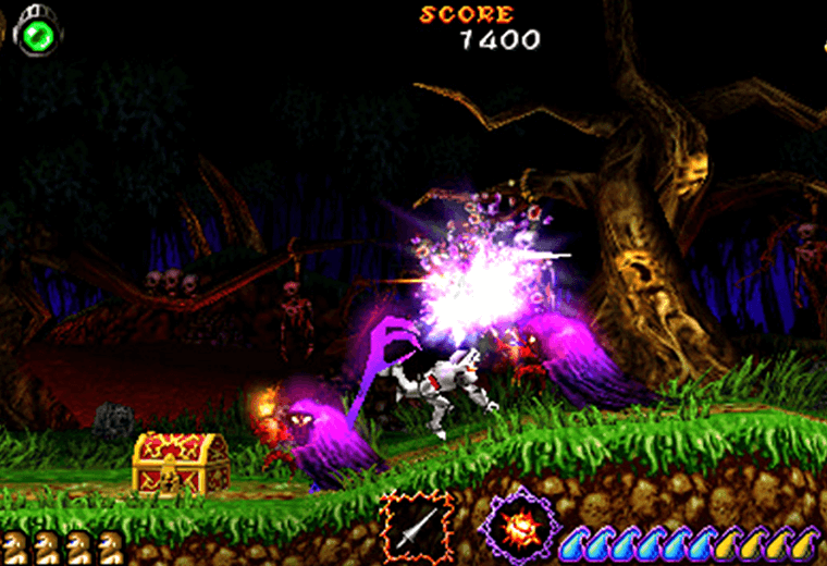 Video still from Ultimate Ghosts ‘n Goblins