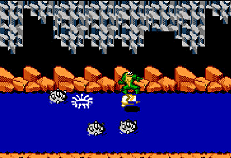 Video still from Battletoads