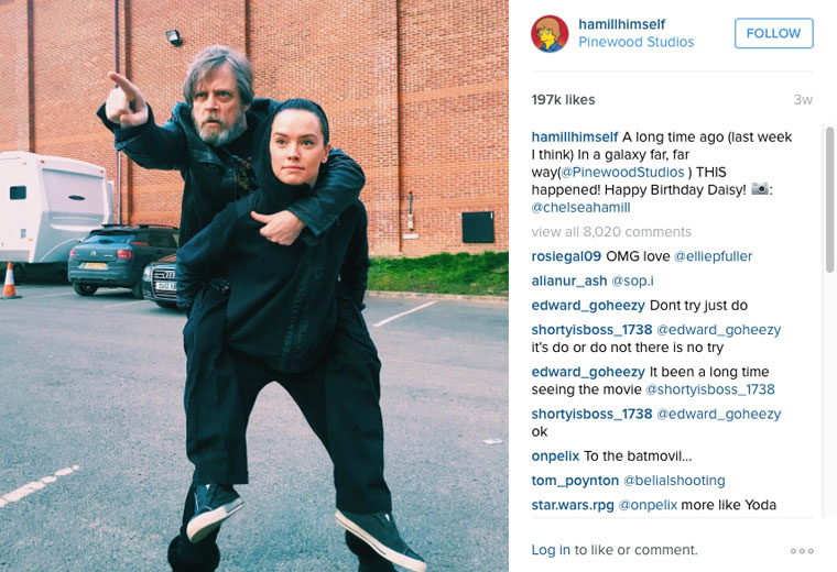 Source: Instagram/@hamillhimself