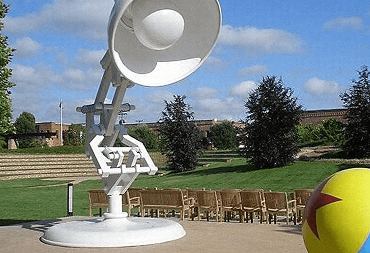 Luxo the lamp, cute desk furniture: it's the Pixar difference.