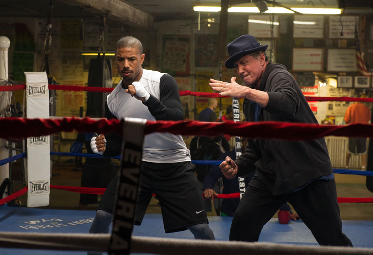 Sylvester Stallone’s Rocky steps back into the ring to mentor promising fighter Adonis Creed (Michael B. Jordan)