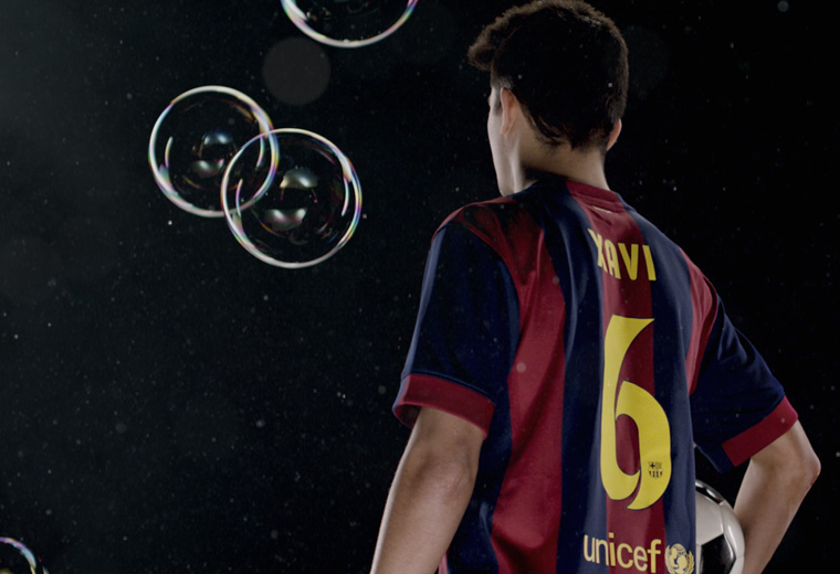 Xavi’s dribbling skills had gone next level