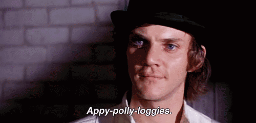 Malcolm McDowell as Alex (A Clockwork Orange, 1971)