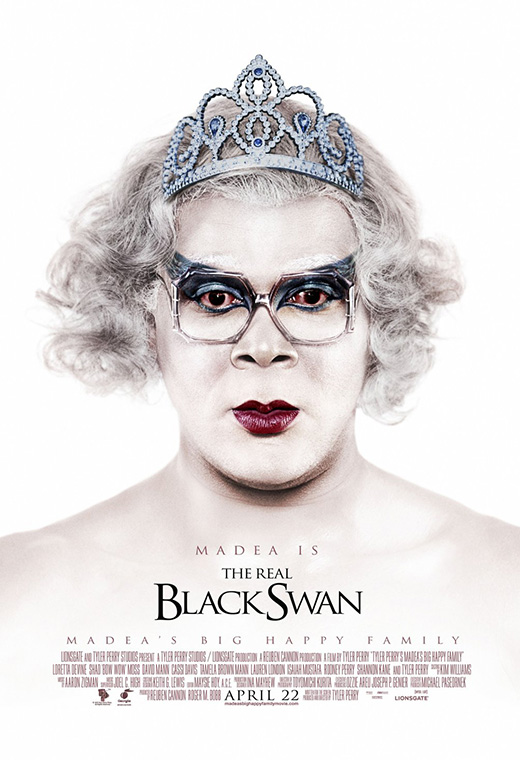 Is it us, or does Madea look a bit like the Queen here?