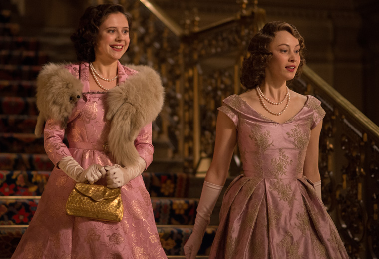 The princesses get ready for a right royal knees up