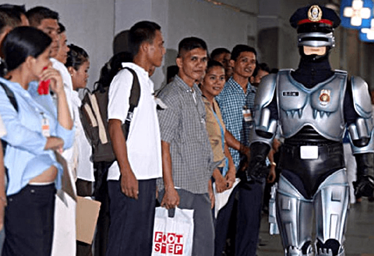 Robocop arrested