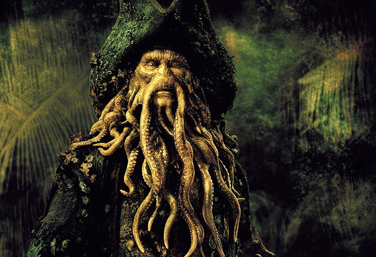 Davy Jones has a terrifying beard.