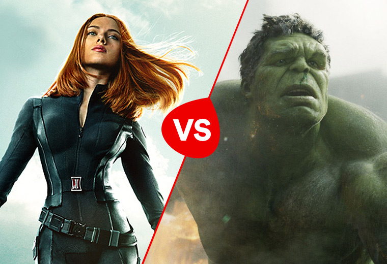 Black Widow vs Hulk