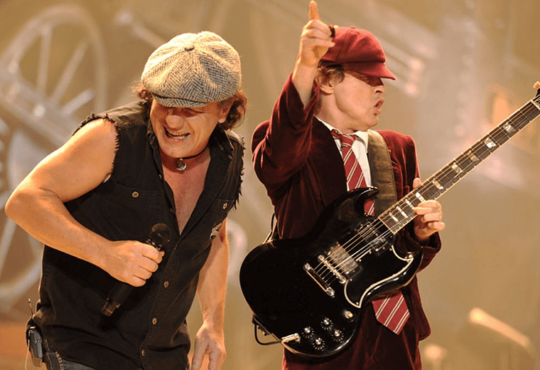 Iconic screamers, AC/DC.