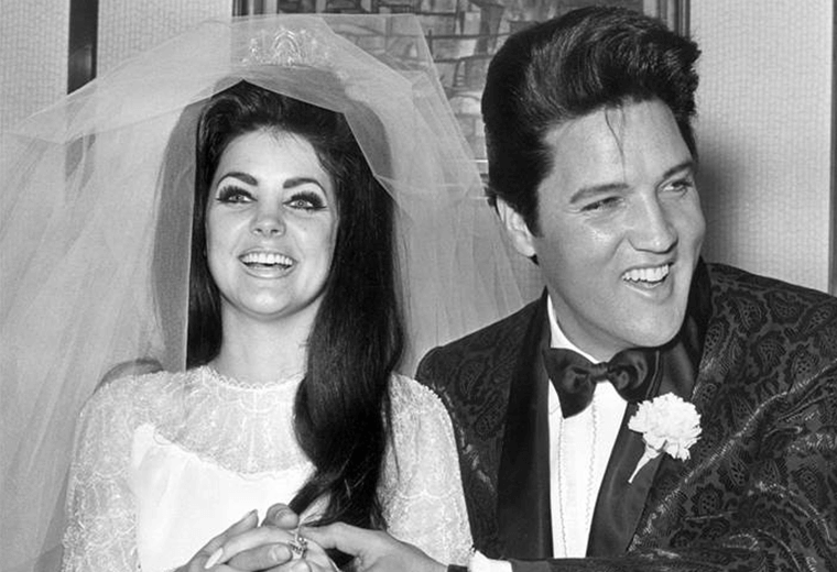 Elvis and Priscilla Presley