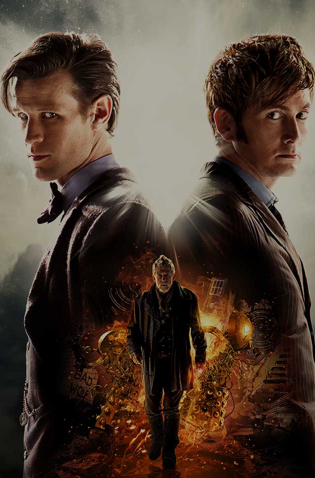Matt Smith and David Tennant in Doctor Who