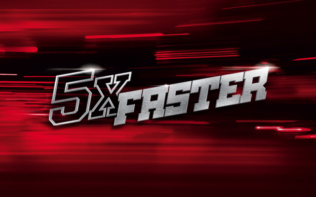 Five times faster on Virgin Media