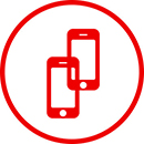 Smartphone swap icon