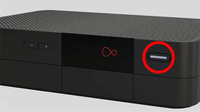 The front of the Virgin Media V6 box