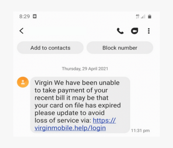 Payment issue