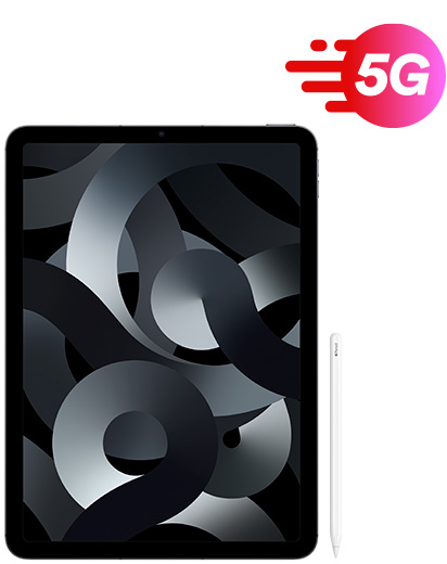 Apple iPad Air 5 Space Grey and Apple Pencil