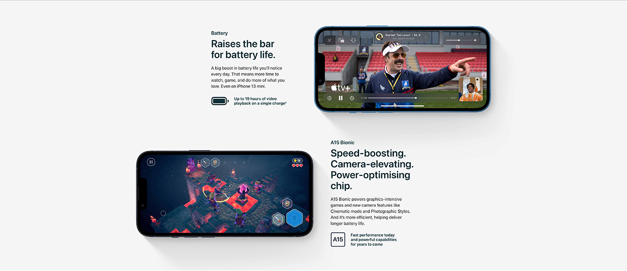 iPhone 13 and 13 mini features