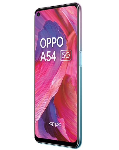 OPPO A54 5G Enco Headphones Fantastic Purple