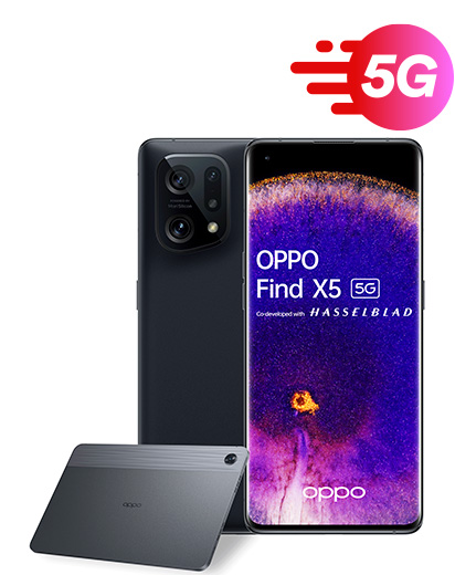 OPPO Find X5 and Pad Air