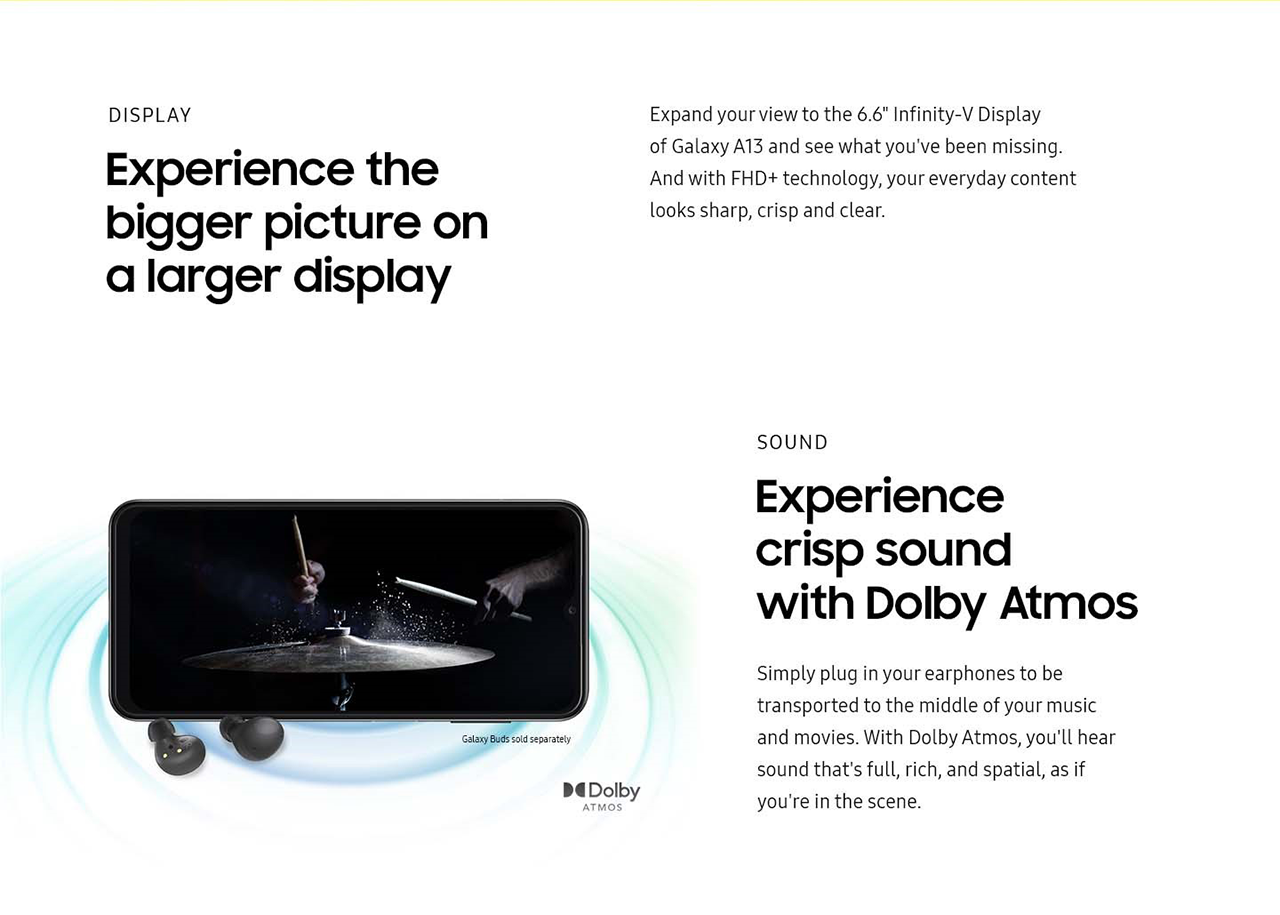 The Samsung Galaxy A13 5G