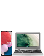 Samasung Galaxy A13 and Chromebook
