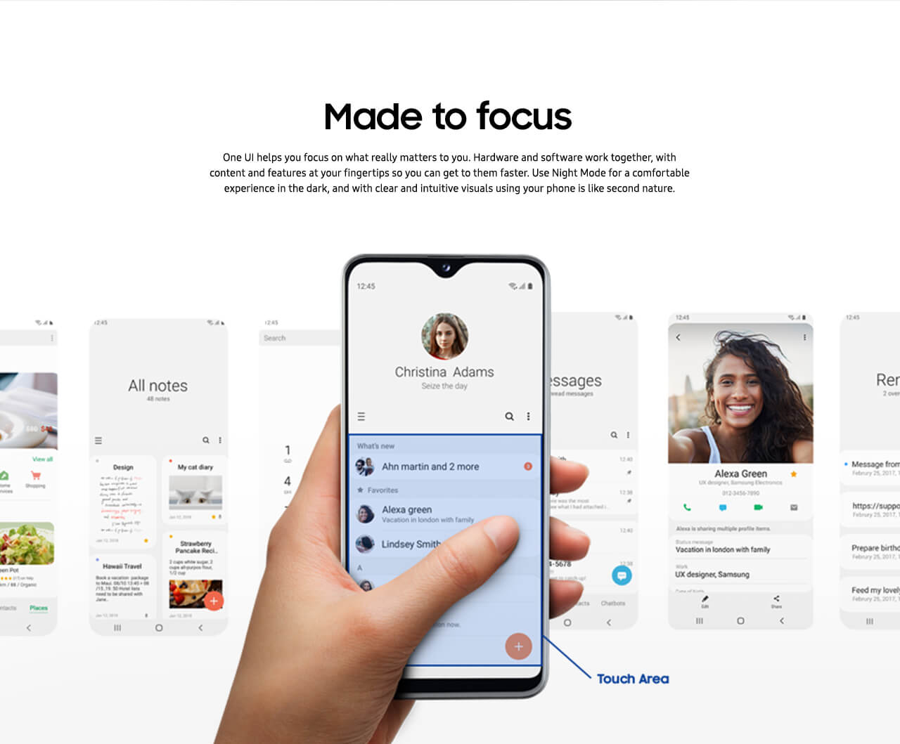 Galaxy A20e features