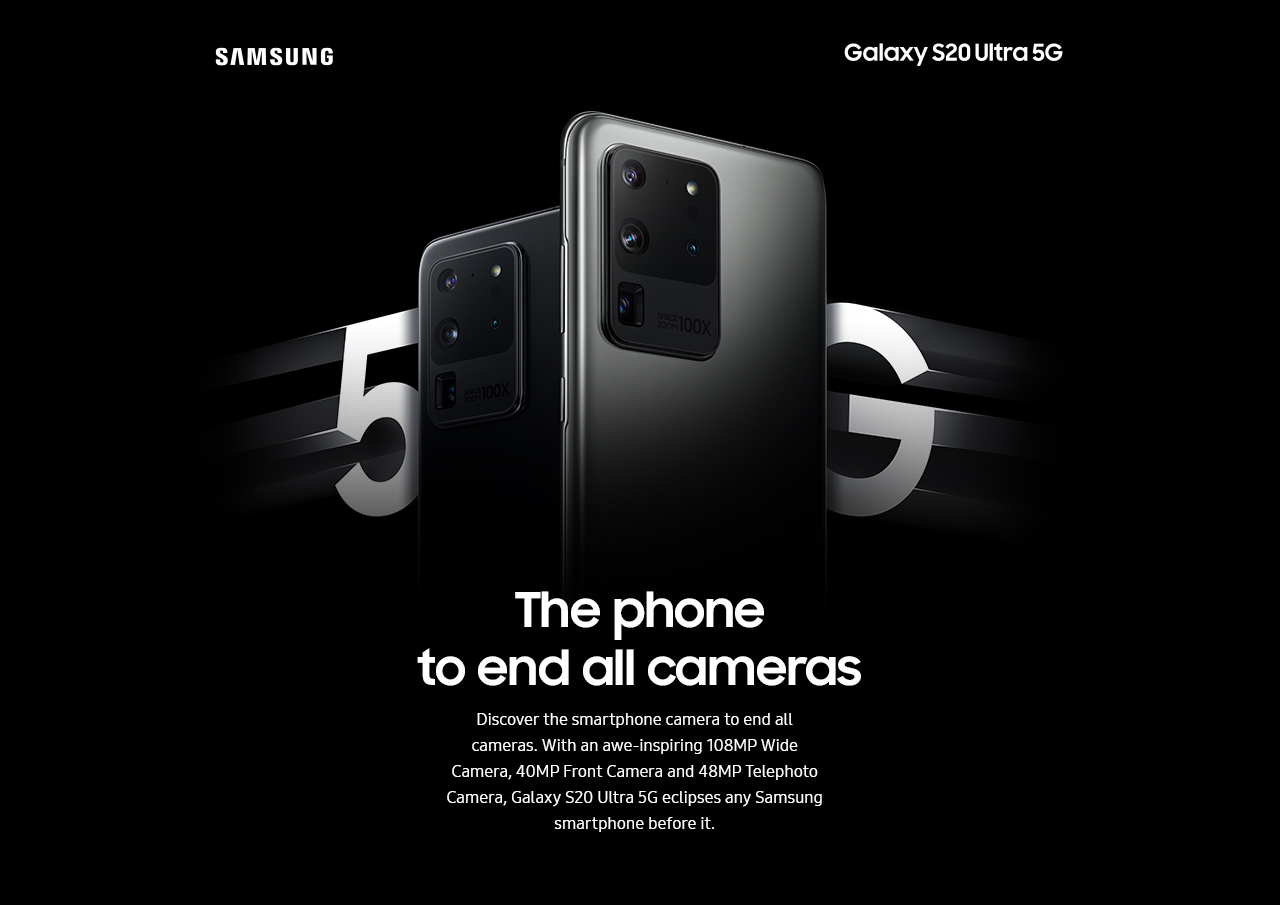The Samsung Galaxy S20 Ultra