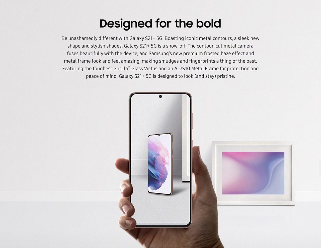 The Samsung Galaxy S21+