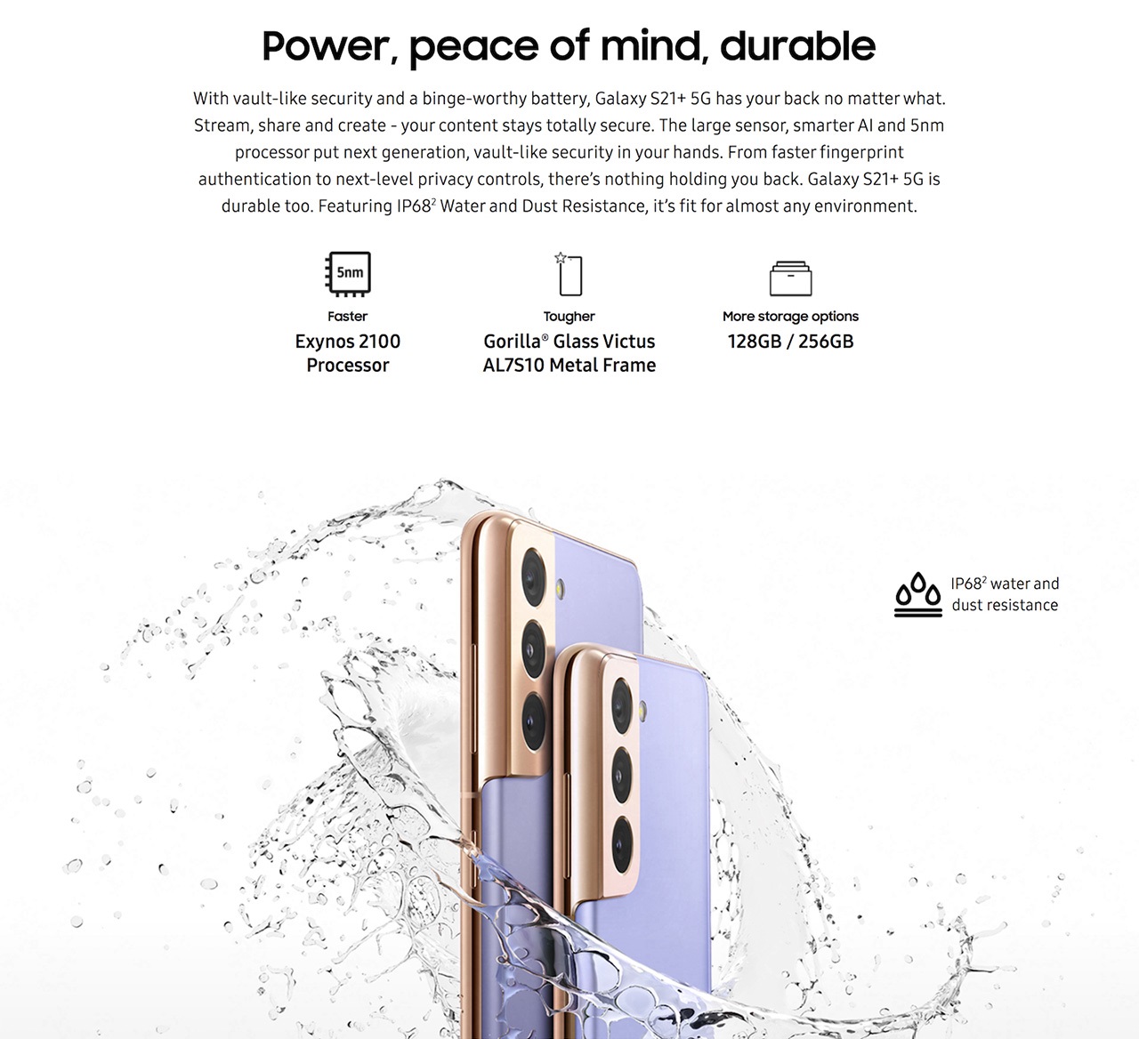 The Samsung Galaxy S21+
