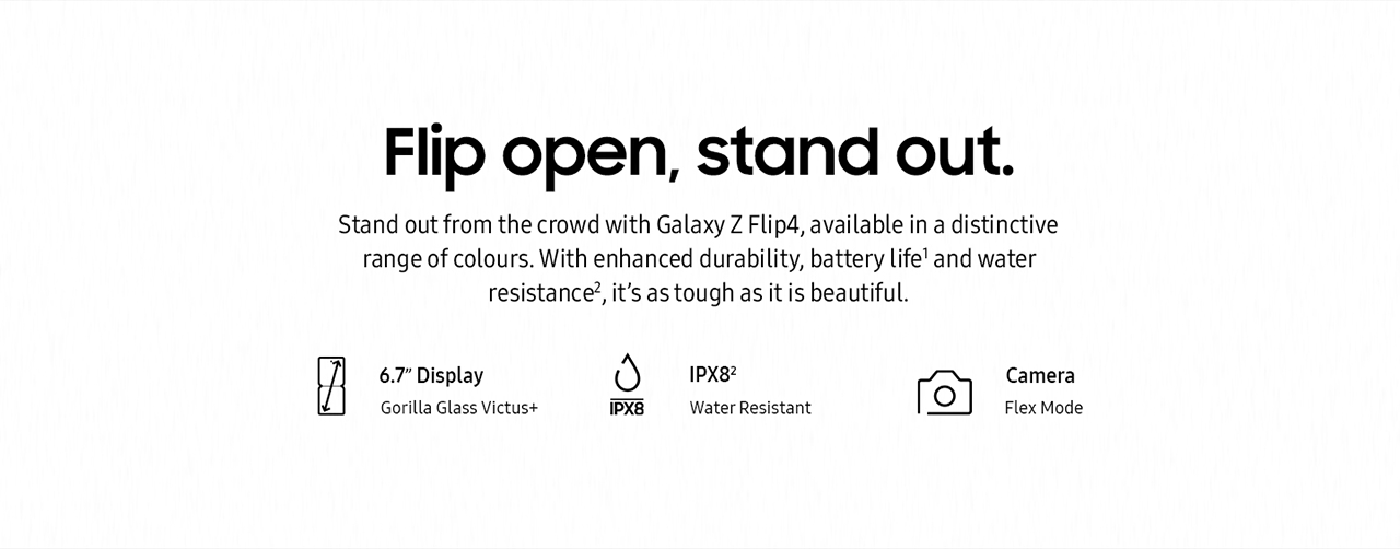 Galaxy Z Flip4 Product Information