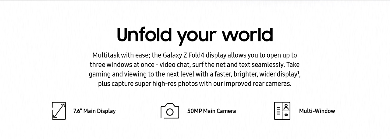 Samsung Galaxy Z Fold4 Product Information