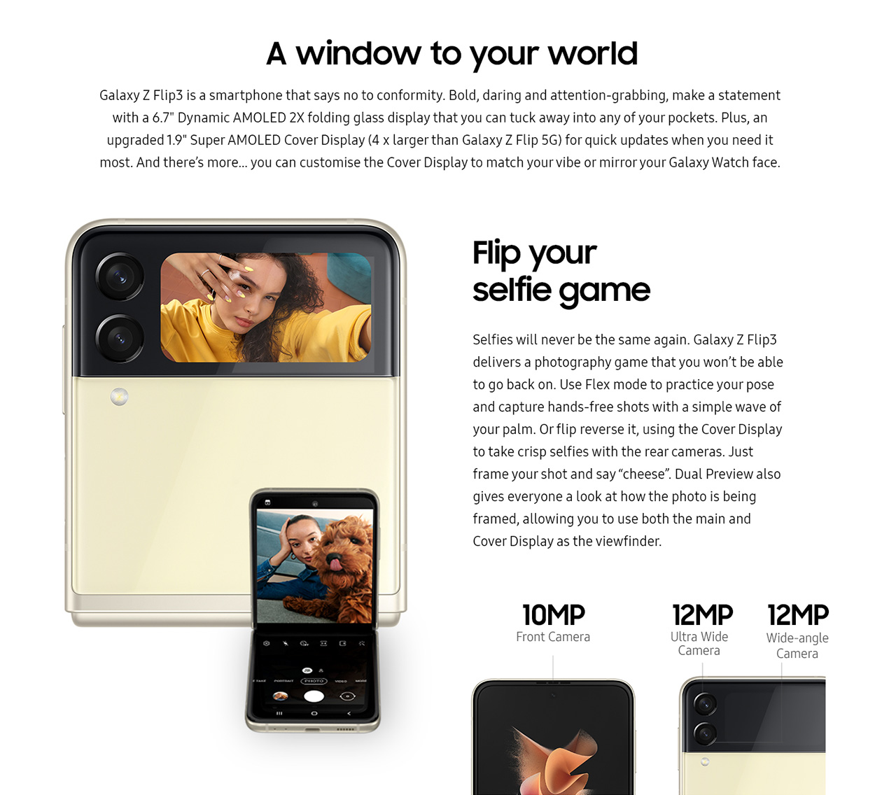 Galaxy Z Flip3 Product Information