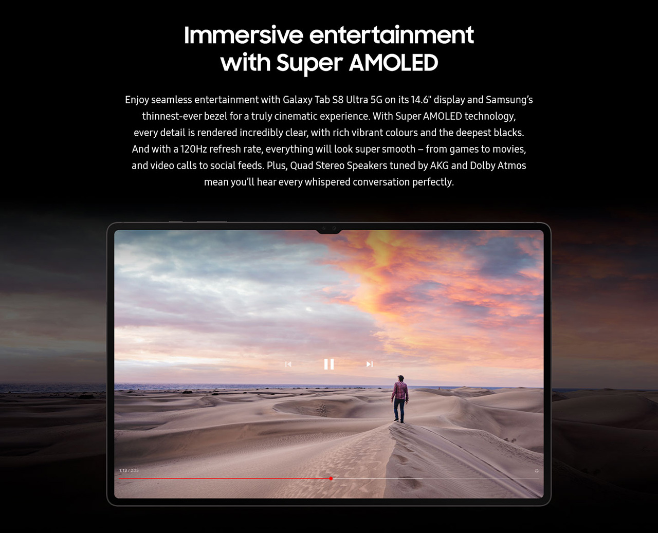 The Samsung Galaxy Tab S8 5G Ultra