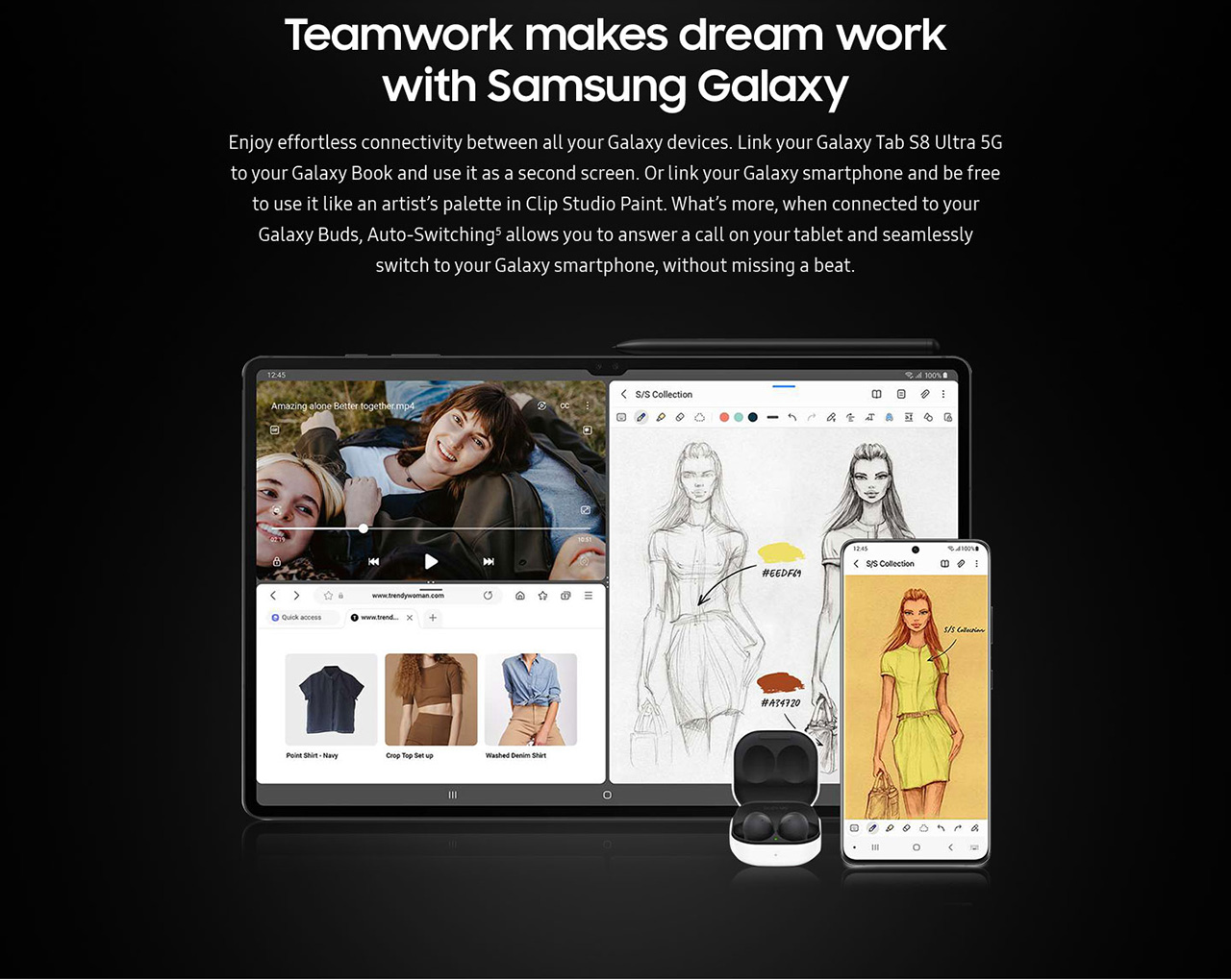 The Samsung Galaxy Tab S8 5G Ultra