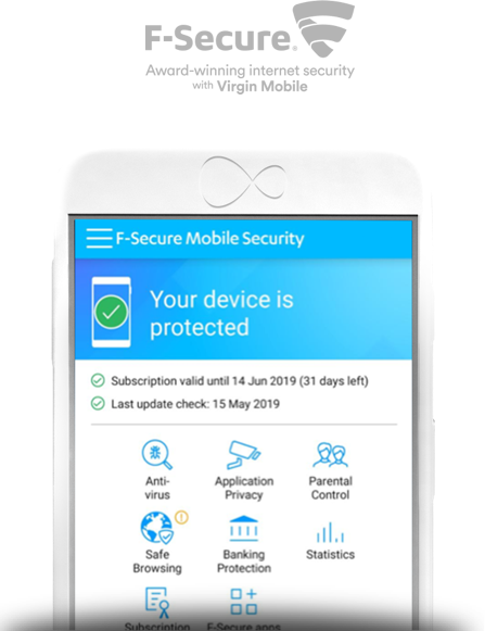 Free award-winning internet security with F-Secure