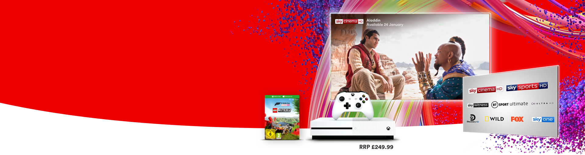 Get your hands on an Xbox One S bundle with our Ultimate Oomph bundle until 22nd Jan.
