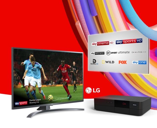 Enjoy a free 43 inch 4K LG Smart TV worth £329 on selected bundles