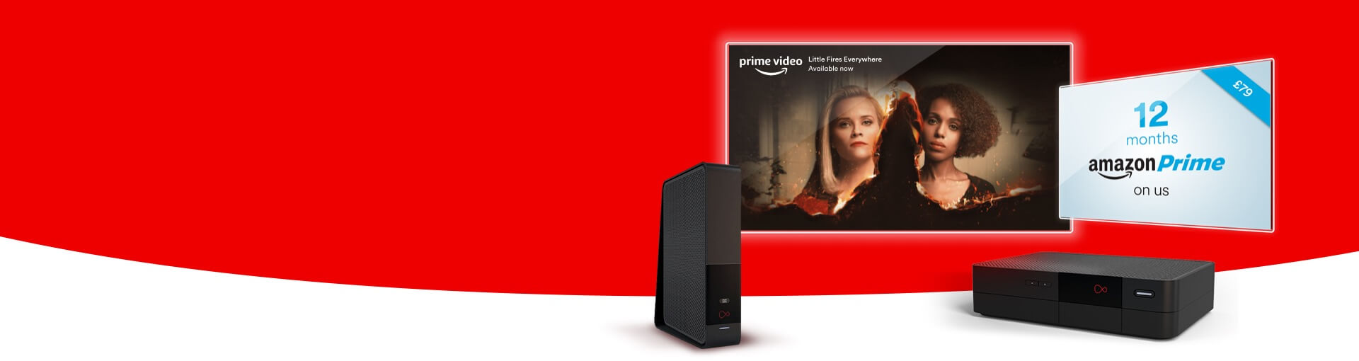 Enjoy 12 months of Amazon Prime, on us