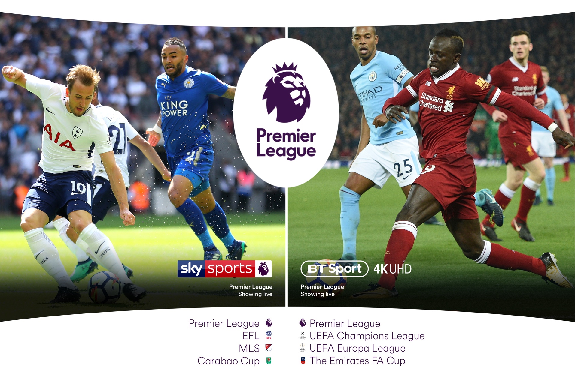 Live football fixtures on Sky Sports and BT Sports ...