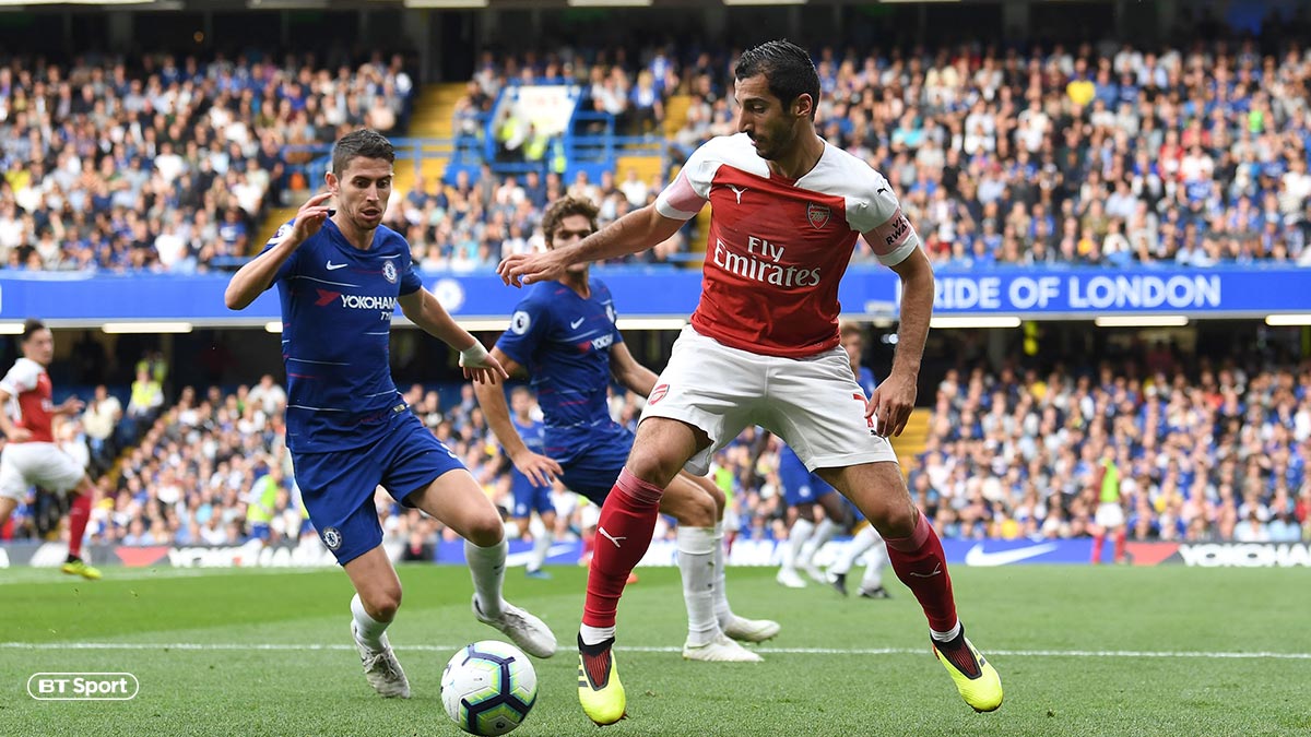 Arsenal v Chelsea on BT Sport