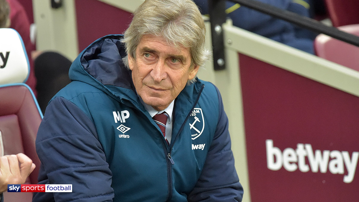 West Ham manager Manuel Pellegrini