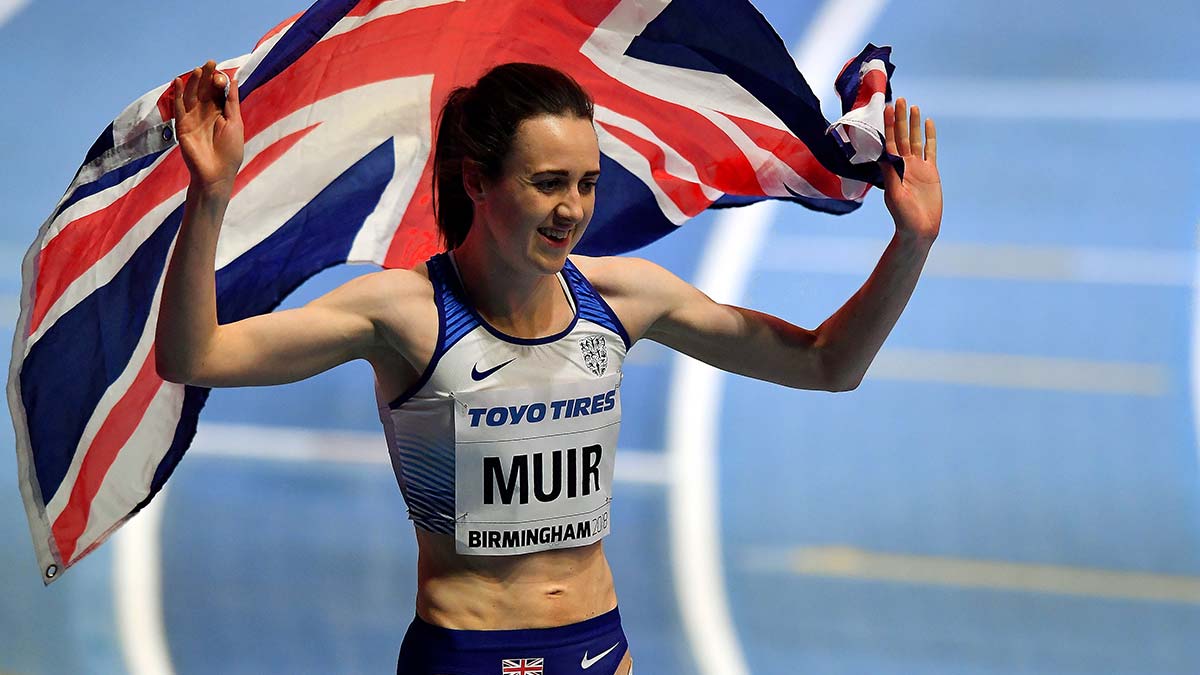 Scottish distance runner Laura Muir