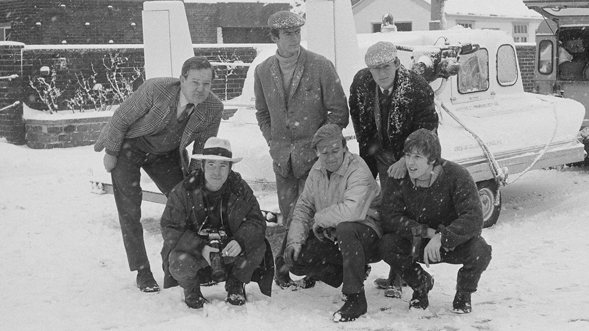 Ranulph Fiennes and team on the White Nile expedition