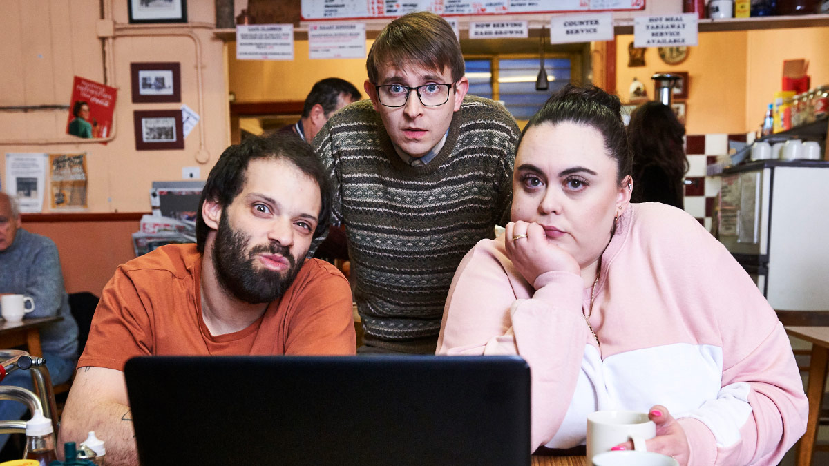 Jerk stars Tim Renkow, Rob Madin and Sharon Rooney