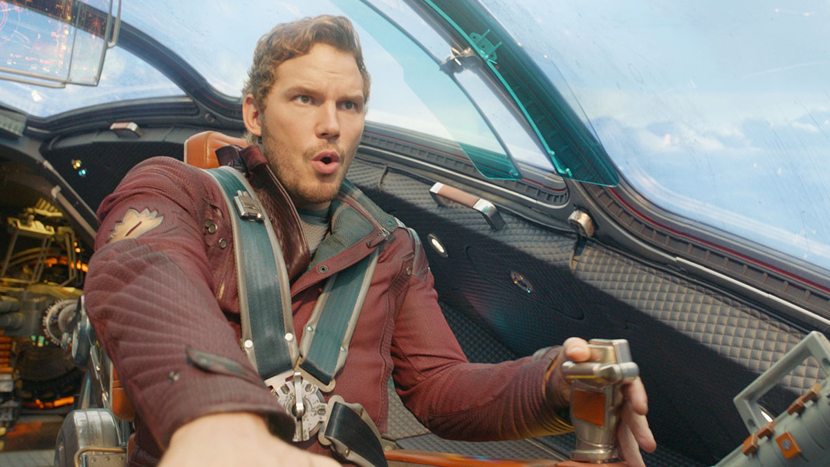 Star-Lord (Chris Pratt) in Guardians Of The Galaxy